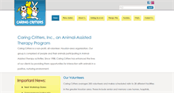 Desktop Screenshot of caringcritters.org