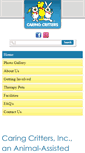 Mobile Screenshot of caringcritters.org